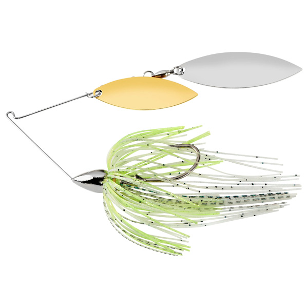 Lurenet War Eagle Nickel Frame Double Willow Spinnerbait Fishing Lure, 1/2oz - Spot Remover 1 Lurenet War Eagle Nickel Frame Double Willow Spinnerbait Fishing Lure - Spot Remover