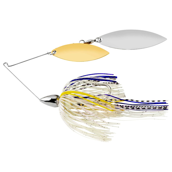Lurenet War Eagle Nickel Frame Double Willow Spinnerbait Fishing Lure, 3/8oz - Sexxy Purple Shad 1 Lurenet War Eagle Nickel Frame Double Willow Spinnerbait Fishing Lure - Sexxy Purple Shad