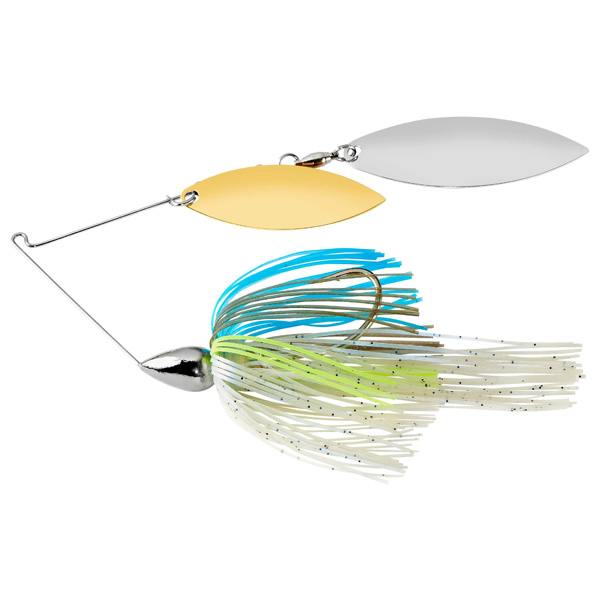 Lurenet War Eagle Nickel Frame Double Willow Spinnerbait Fishing Lure, 1/2oz - Sexxy Shad 1 Lurenet War Eagle Nickel Frame Double Willow Spinnerbait Fishing Lure - Sexxy Shad