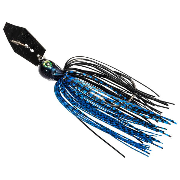 Z-Man ChatterBait Elite EVO Jig Lure, 1/2oz - Black/Blue 1 Z-Man ChatterBait Elite EVO Jig Lure - Black/Blue