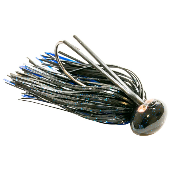 Z-Man CrossEyeZ Football Jig Lure, 3/4oz - Black/Blue 1 Z-Man CrossEyeZ Football Jig Lure - Black/Blue