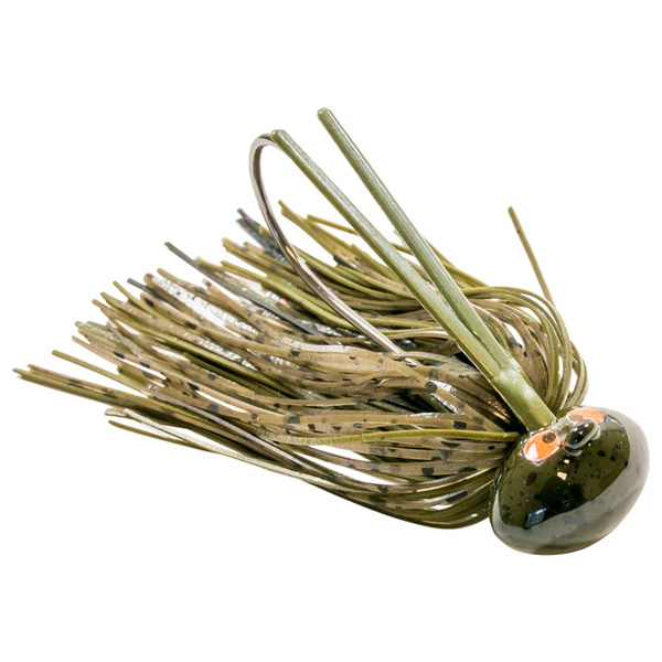 Z-Man CrossEyeZ Football Jig Lure, 3/4oz - Green Pumpkin 1 Z-Man CrossEyeZ Football Jig Lure - Green Pumpkin