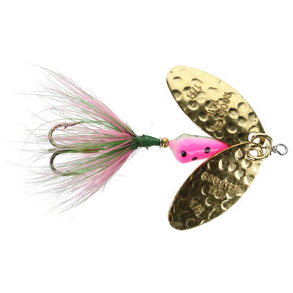 Yakima Bait Rooster Tail Double Flash Fishing Lure, 1/16oz - Rainbow 1 Yakima Bait Rooster Tail Double Flash Fishing Lure - Rainbow