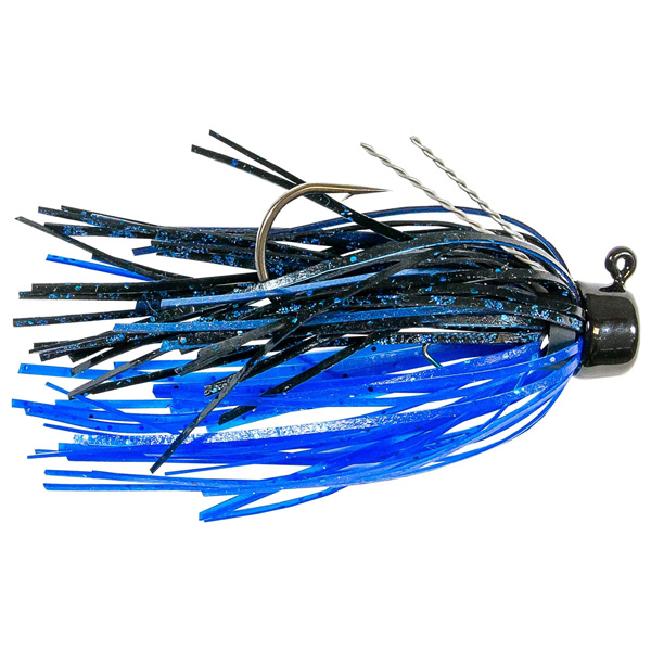 Z-Man ShroomZ Micro Finesse Jig Lures, 1/8oz - Black/Blue 1 Z-Man ShroomZ Micro Finesse Jig Lures - Black/Blue