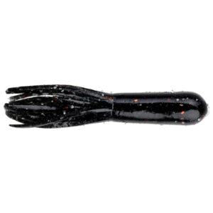 Strike King Bitsy Tube Soft Bait Lures - Black Neon