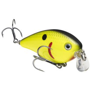 Strike King KVD 1.5 Shallow Squarebill Crankbait Hard Bait Lure - Chartreuse Black Back