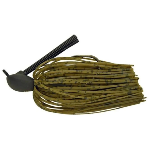 Keitech Lead Casting Jig Lure, 3/8oz - Green Pumpkin 1 Keitech Lead Casting Jig Lure - Green Pumpkin