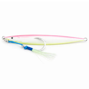 UVTFishing Captain Cory's Shore Catch (Full Glow) Tuna Jig Lure - Electric Chicken
