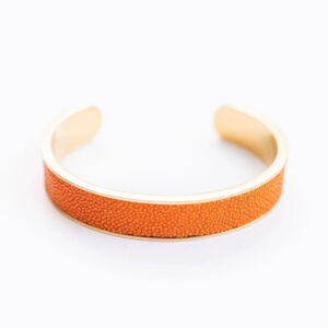 TEAL HERON MAY RIVER CUFF ORANGE STINGRAY GOLD