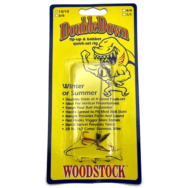 Woodstock Line Company Doubledown Quick-Set Rig, #1/1 1 Woodstock Line Company Doubledown Quick-Set Rig