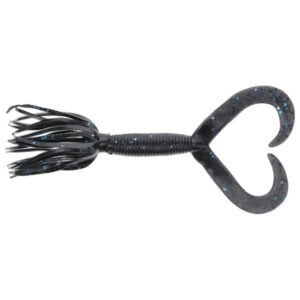 Yamamoto Double Tail Hula Grub Soft Bait Lure - Black Blue Flake