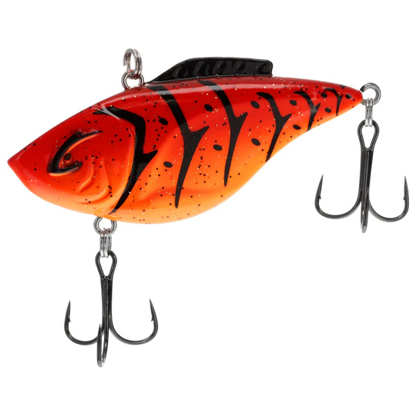 Bill Lewis Hammer Trap Fishing Lure, 3/8oz - Fire Craw 1 Bill Lewis Hammer Trap Fishing Lure - Fire Craw