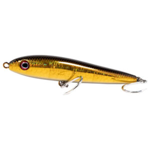Dark Matter Feeder Minnow Hard Bait Lure - Holo Gold/Black Back