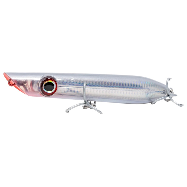 Dark Matter Feeder Minnow Hard Bait Lure, 4-3/4" - White/Silver 1 Dark Matter Feeder Minnow Hard Bait Lure - White/Silver